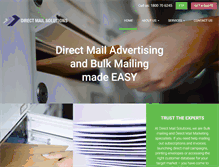 Tablet Screenshot of directmailsolutions.com.au